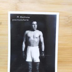 Coleccionismo deportivo: A. SANTANA-PESO MEDIO FUERTE-LUCHADOR-EDITORIAL FOTOGRAFICA-POSTAL ANTIGUA-(101.893)