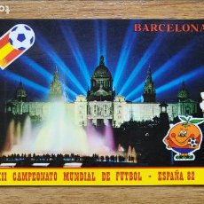 Coleccionismo deportivo: POSTAL BARCELONA COPA MUNDIAL ESPAÑA 1982 NARANJITO - PALAU NACIONAL MONTJUÏC - PERLA Nº 9 1979 S/C