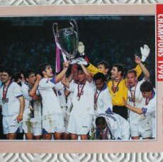 Coleccionismo deportivo: REAL MADRID - JUVENTUS (1-0) CHAMPIONS LEAGUE WINNER 1998 FICHA ONZE, CROMO, MATCH REPORT