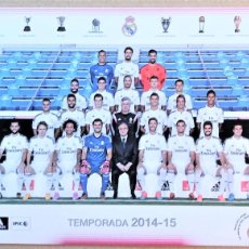 Collezionismo sportivo: POSTAL REAL MADRID CF EQUIPO TEAM ESPAÑA 2014–15 15X10 OFICIAL POSTCARD POSTKARTE CARD RM15R