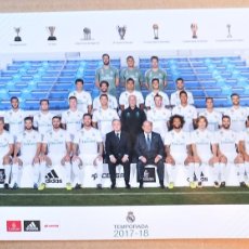Collezionismo sportivo: POSTAL REAL MADRID CF EQUIPO TEAM ESPAÑA 2017–18 15X10 OFICIAL POSTCARD POSTKARTE CARD RM20R