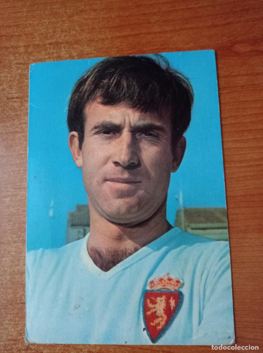 Coleccionismo deportivo: Posta de Lapetra. Real Zaragoza 66/67. - Foto 1
