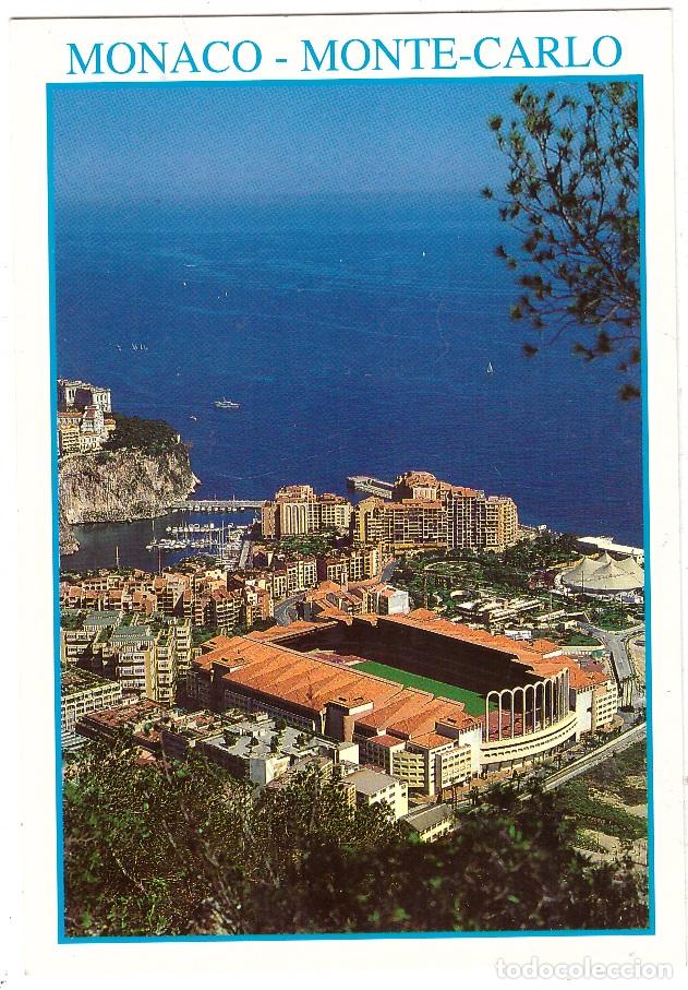Collezionismo sportivo: Postal estadio de futbol Le Stade Louis II (Monaco, MonteCarlo) - Sin circular