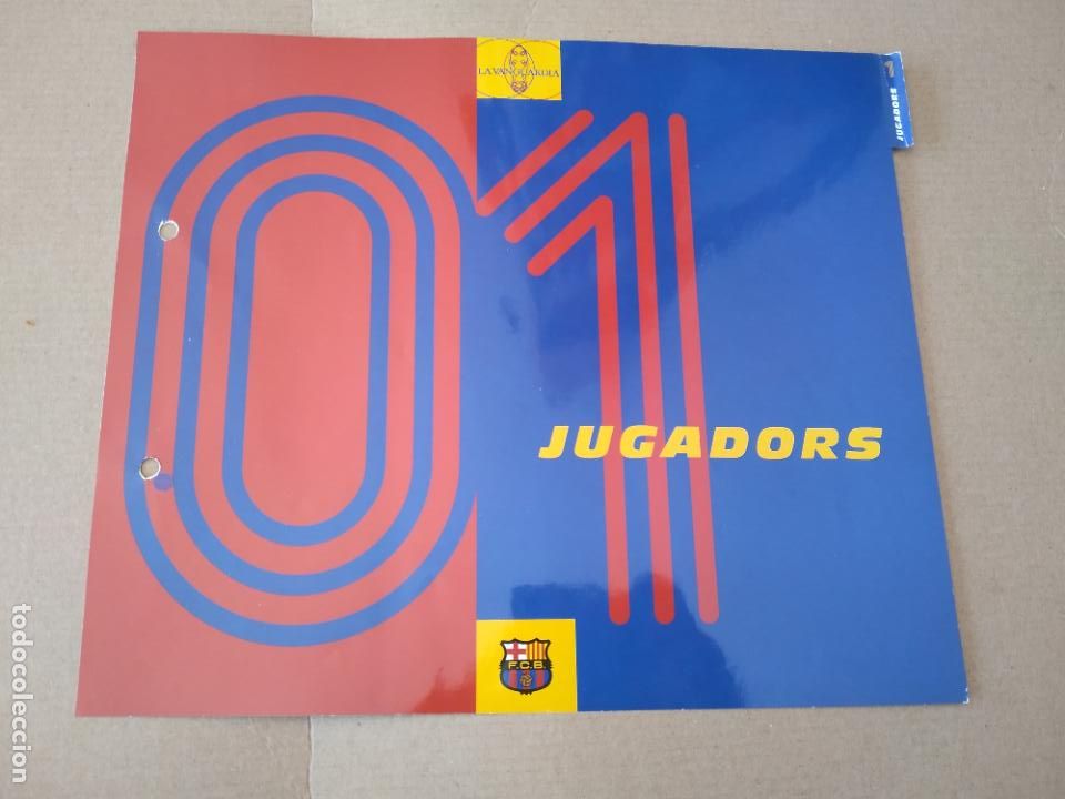 Coleccionismo deportivo: JUGADROS L&Aacute;MINA TIPO POSTAL EL GRAN &Aacute;LBUM DEL BAR&Ccedil;A CENT ANYS EN BLAU I GRANA LA VANGUARDIA