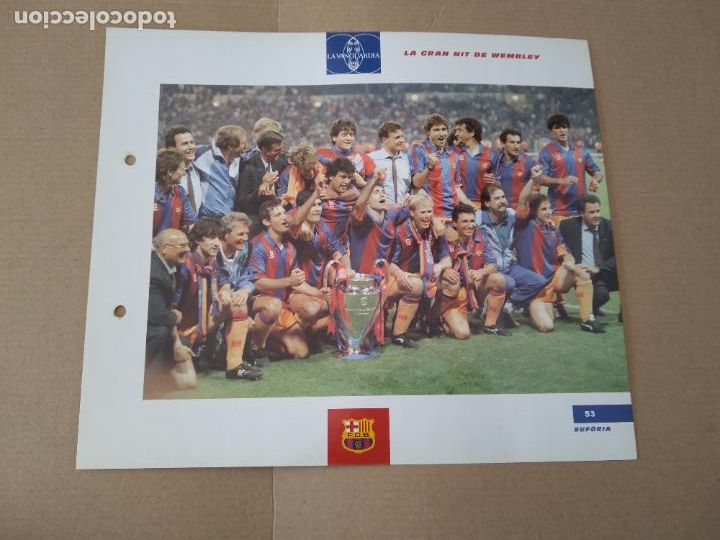 Colecionismo desportivo: 53 LA GRAN NIT DE WEMBLEY L&Aacute;MINA TIPO POSTAL EL GRAN &Aacute;LBUM DEL BAR&Ccedil;A CENT ANYS LA VANGUARDIA