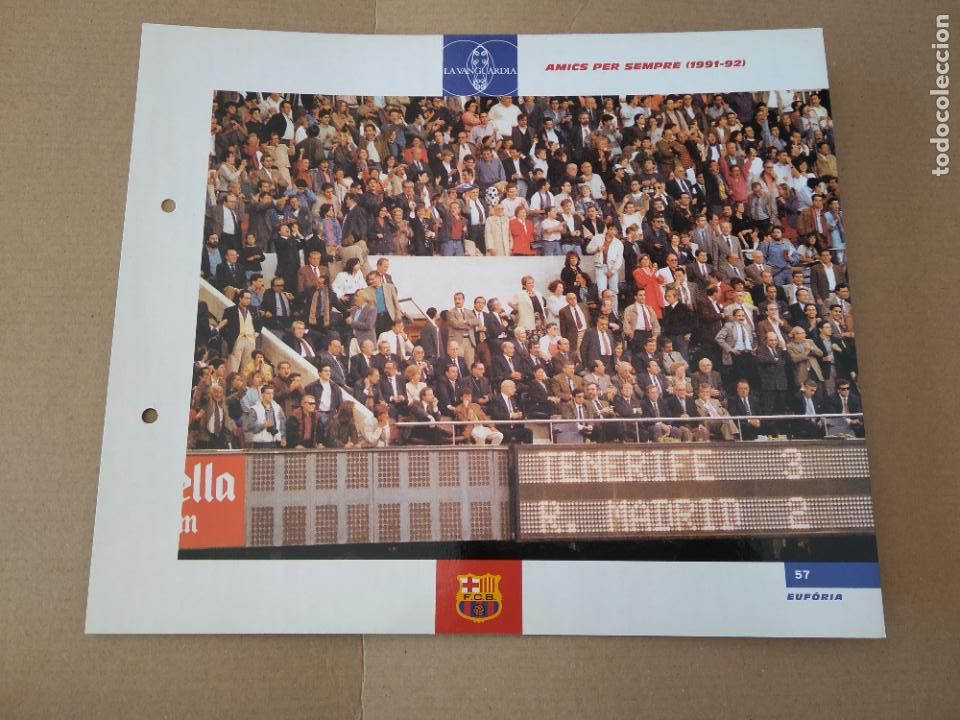 Colecionismo desportivo: 57 AMICS PER SEMPRE TENERIFE L&Aacute;MINA TIPO POSTAL EL GRAN &Aacute;LBUM DEL BAR&Ccedil;A CENT ANYS LA VANGUARDIA