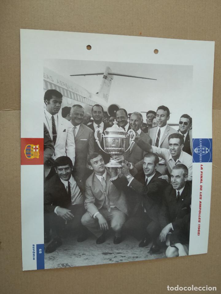 Colecionismo desportivo: 68 LA FINAL DE LES AMPOLLES 1968 L&Aacute;MINA TIPO POSTAL EL GRAN &Aacute;LBUM DEL BAR&Ccedil;A LA VANGUARDIA