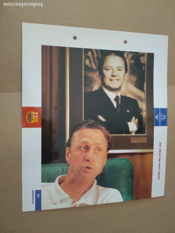 Colecionismo desportivo: 98 UN CICLE DE VUIT ANYS CRUYFF L&Aacute;MINA TIPO POSTAL EL GRAN &Aacute;LBUM DEL BAR&Ccedil;A LA VANGUARDIA