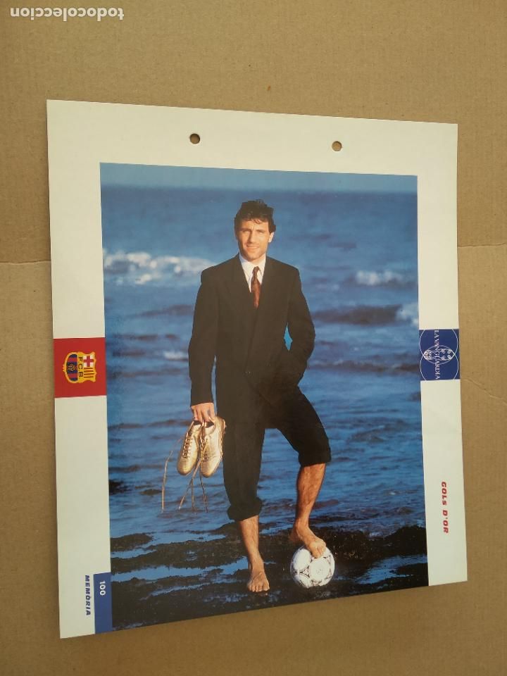 Colecionismo desportivo: 100 STOICHKOV GOLS D'OR L&Aacute;MINA TIPO POSTAL EL GRAN &Aacute;LBUM DEL BAR&Ccedil;A LA VANGUARDIA