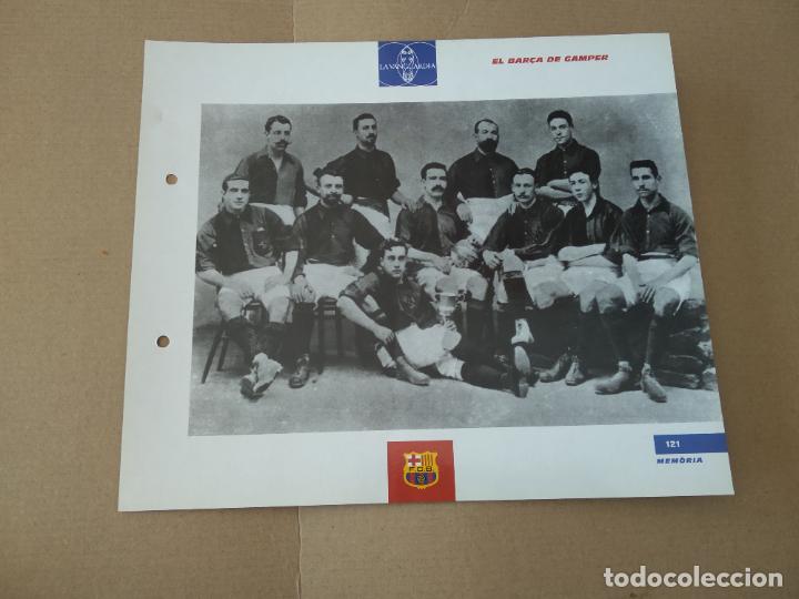 Colecionismo desportivo: 121 EL BAR&Ccedil;A DE GAMPER L&Aacute;MINA TIPO POSTAL EL GRAN &Aacute;LBUM DEL BAR&Ccedil;A LA VANGUARDIA