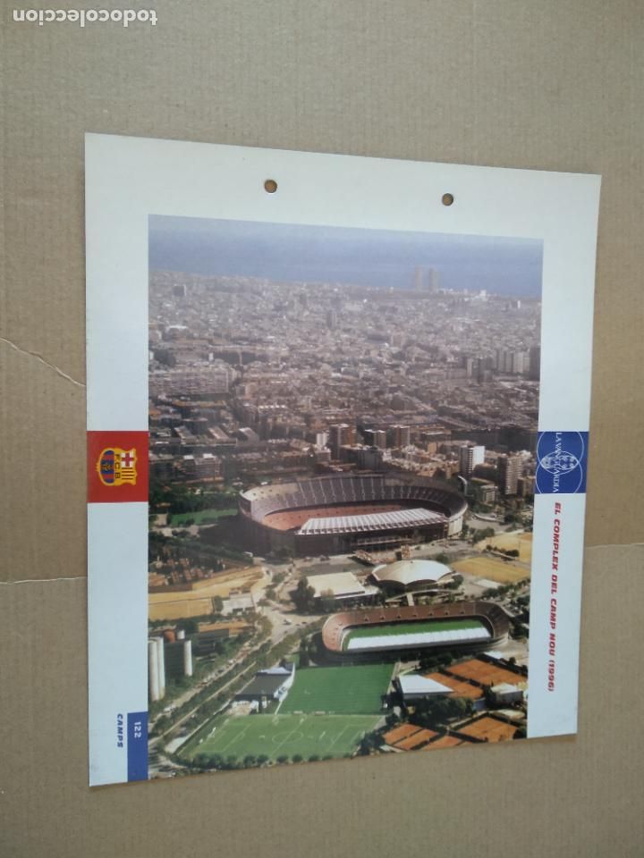 Colecionismo desportivo: 122 EL COMPLEX DEL CAMP NOU 1996 L&Aacute;MINA TIPO POSTAL EL GRAN &Aacute;LBUM DEL BAR&Ccedil;A LA VANGUARDIA