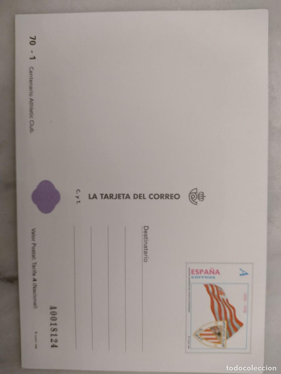 Coleccionismo deportivo: Postal Centenario ATHLETIC CLUB BILBAO - Foto 2