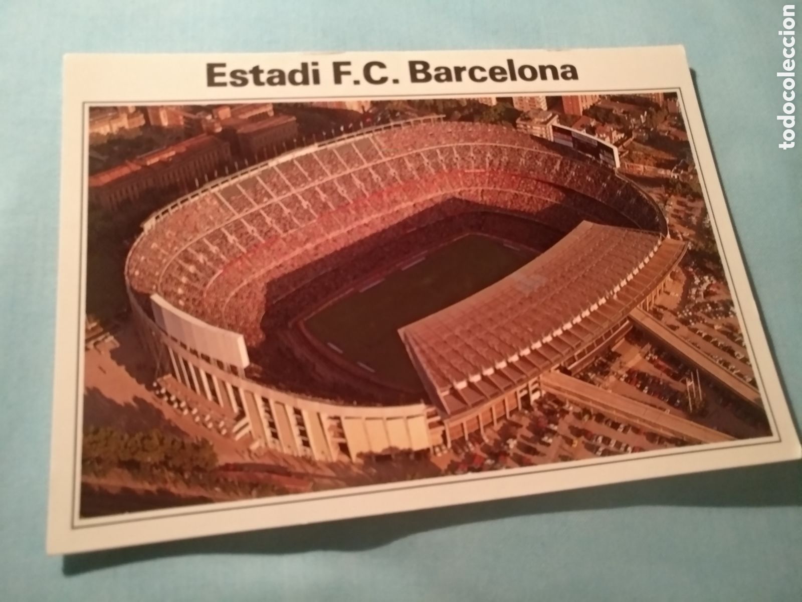 Coleccionismo deportivo: Postal Estadio Nou Camp Barcelona - Foto 1