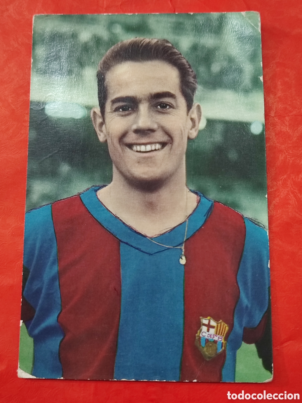 Coleccionismo deportivo: 3 postales f.c.barcelona - Foto 4