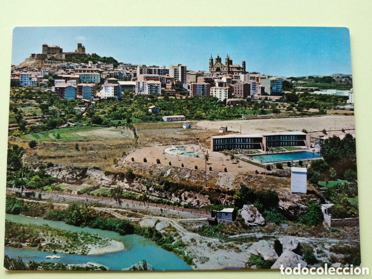 Coleccionismo deportivo: Postal campo de futbol de Alca&ntilde;iz(Teruel)