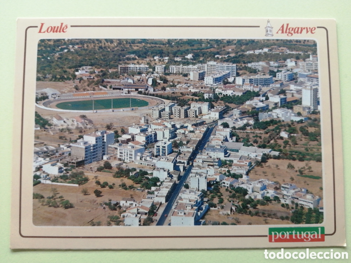 Coleccionismo deportivo: Postal Estadio de Loul&eacute; (Portugal)