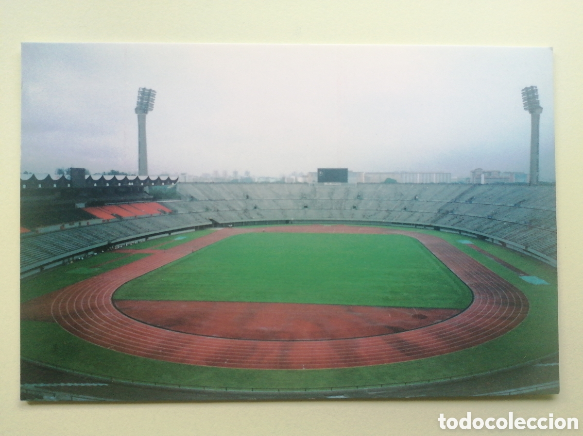 Coleccionismo deportivo: Postal Estadio Nacional, Singapur - Foto 1