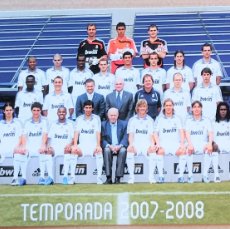 Collezionismo sportivo: POSTAL REAL MADRID CF EQUIPO TEAM ESPAÑA 2007–08 15X10 OFICIAL POSTCARD POSTKARTE CARD RM07R
