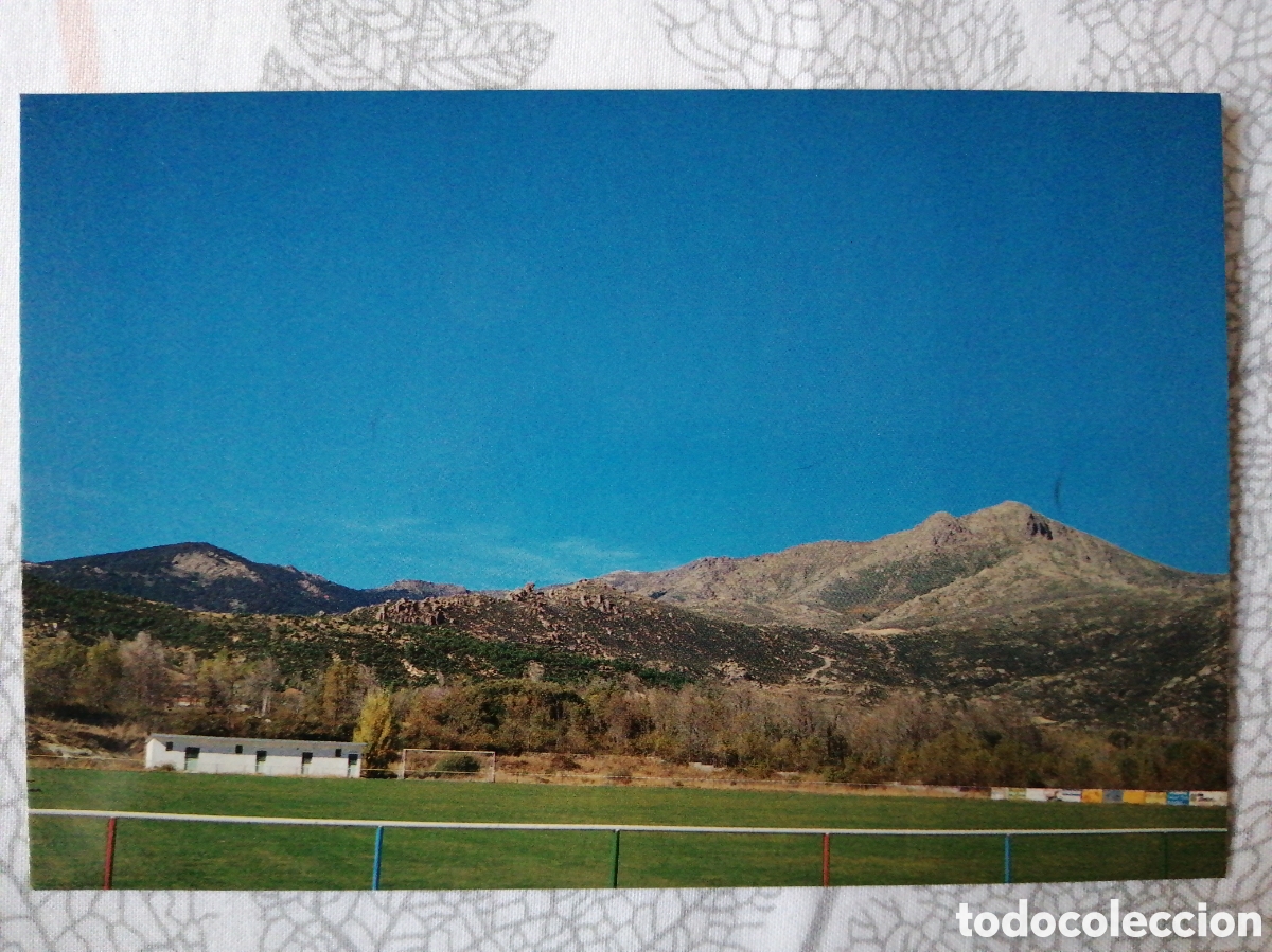 Coleccionismo deportivo: Postal Estadio Becerril de la Sierra, Madrid - Foto 1