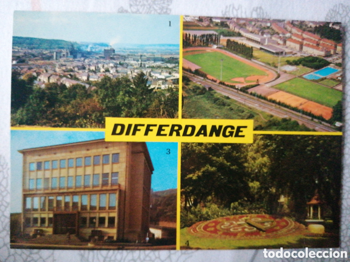 Coleccionismo deportivo: Postal Estadio Centre Sportif,Differdange, Luxemburgo - Foto 1