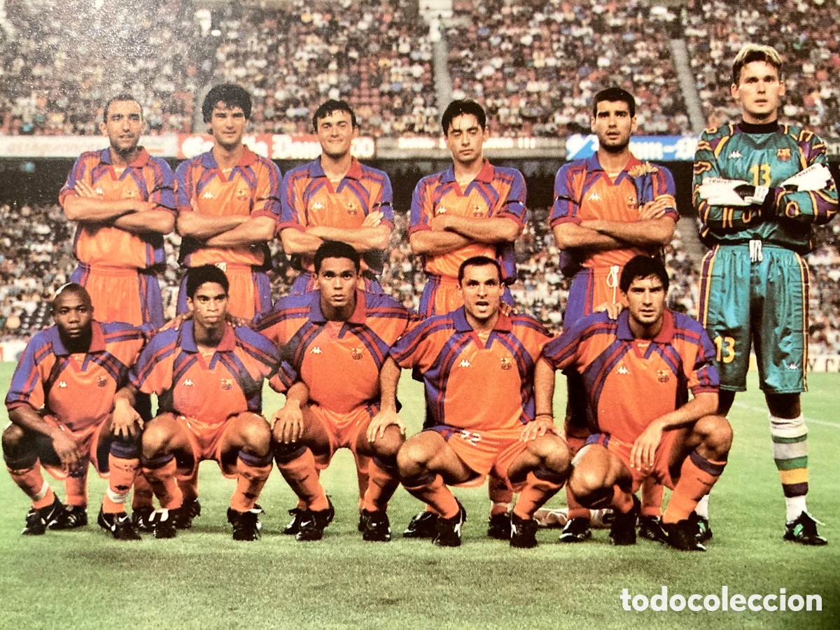 Coleccionismo deportivo: FC BARCELONA 97/98 - POSTAL (15x10 cms) - Foto 1
