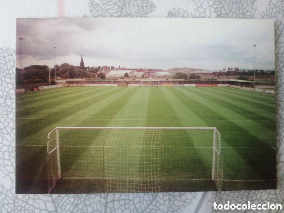 Coleccionismo deportivo: Postal Estadio Irongate, Bamber Bridge, Inglaterra - Foto 1