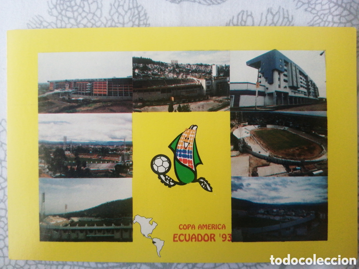Collezionismo sportivo: Postal varios estadios copa Am&eacute;rica 1993,Ecuador