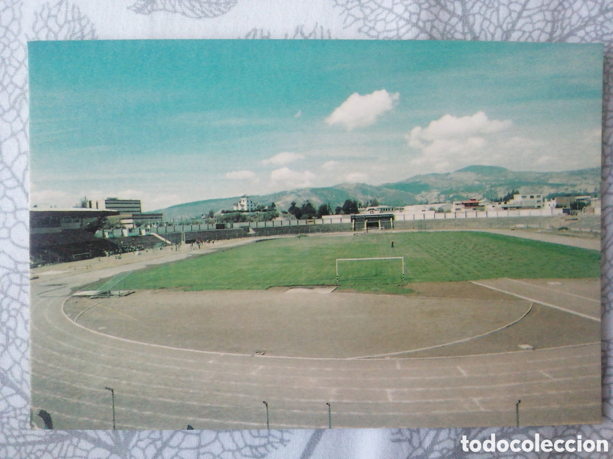 Coleccionismo deportivo: Postal Estadio Ol&iacute;mpico, Riobamba, Ecuador - Foto 1