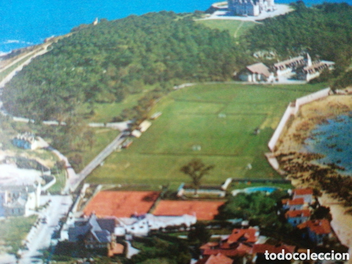 Coleccionismo deportivo: Postal Estadio Pen&iacute;nsula de la Magdalena, Santander - Foto 2