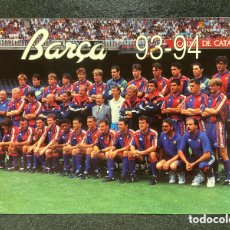 Coleccionismo deportivo: POSTAL FC BARCELONA TEMPORADA 1993-1994 PLANTILLA BARÇA 93-94 OFICIAL FCB FUTBOL.