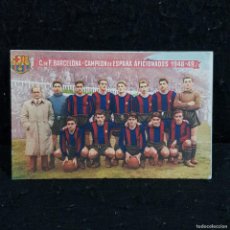 Coleccionismo deportivo: POSTAL ANTIGUA - CLUB DE FUTBOL BARCELONA - CAMPEON DE ESPAÑA AFICIONADOS 1948-49 / 686