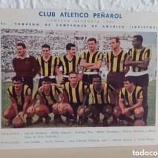 Coleccionismo deportivo: CLUB ATLÉTICO PEÑAROL. CAMPEÓN 1959. TARJETA CONMEMORATIVA 17 X 13 CTMS