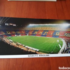 Coleccionismo deportivo: POSTAL FOTOGRAFIA ESTADIO CAMPO FUTBOL BARCELONA CAMP NOU ALARGADA F.C. BARFCELONA
