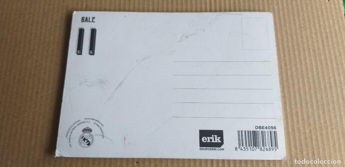 Coleccionismo deportivo: POSTAL BALE R.MADRID - Foto 2