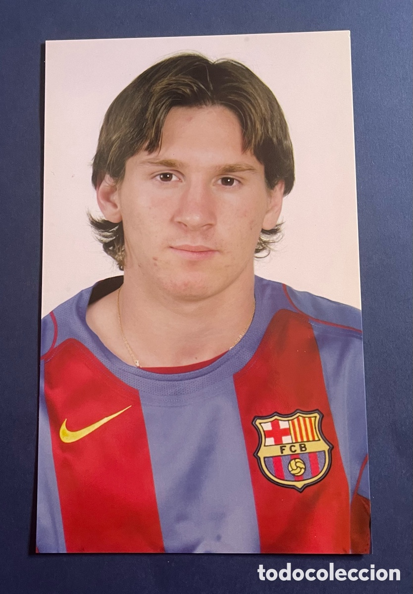 Sports collectibles: POSTAL MESSI ROOKIE 2004-2005