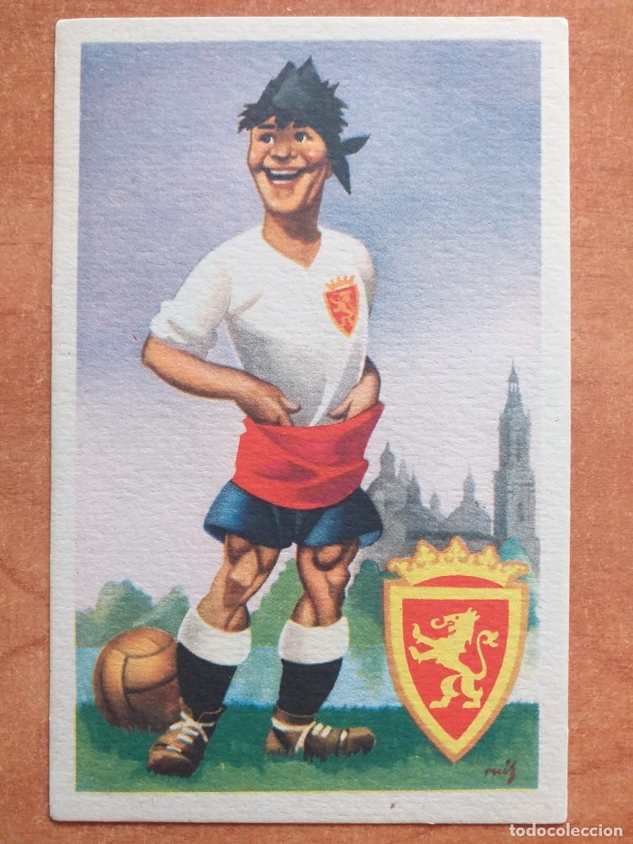 Coleccionismo deportivo: POSTAL FUTBOL : ZARAGOZA - Foto 1