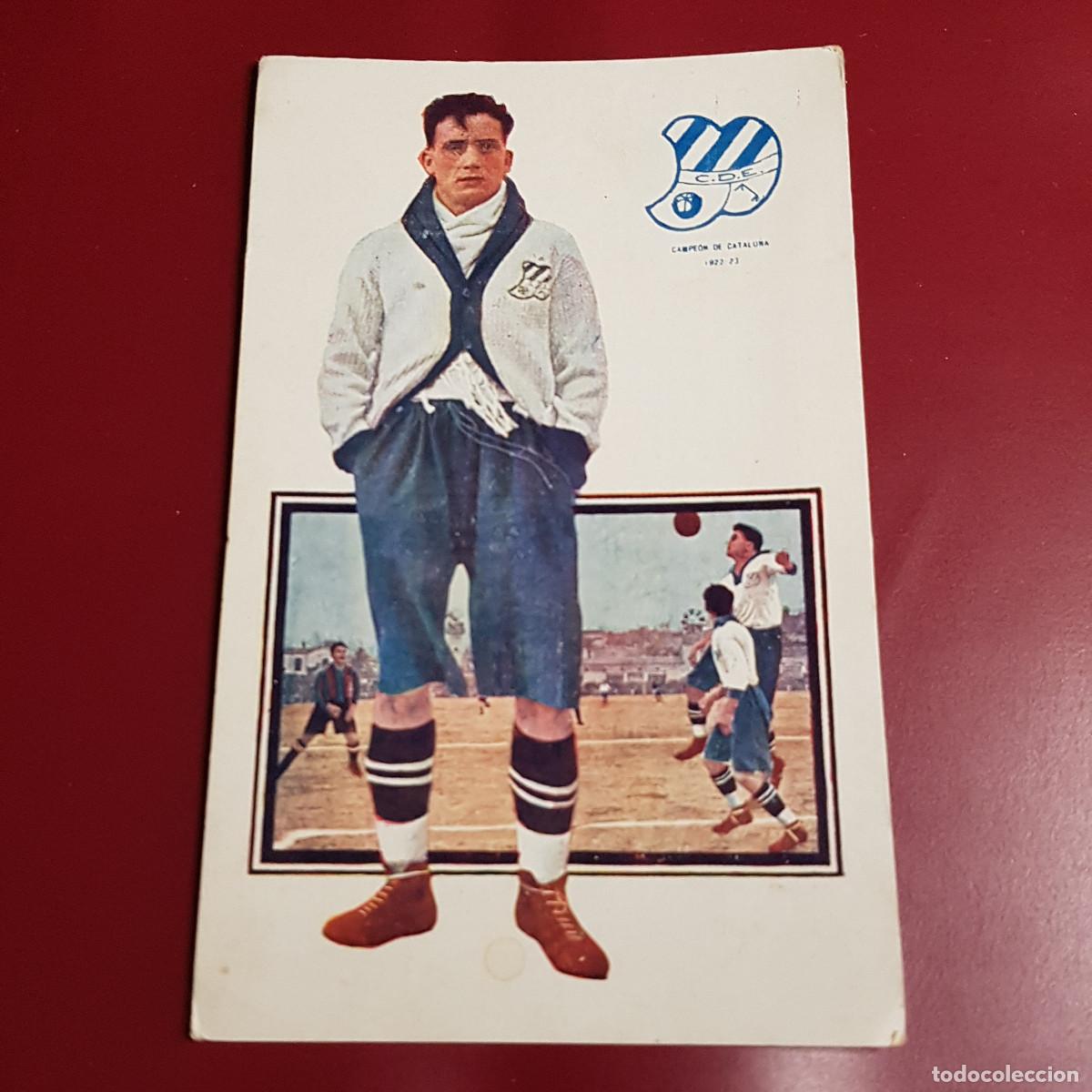 Coleccionismo deportivo: 1 POSTAL C.D. EUROPA JUGADORES DE FOOT-BALL EDICIONES AMATLLER - PELAO - SERIE C N&Uacute;MERO 5