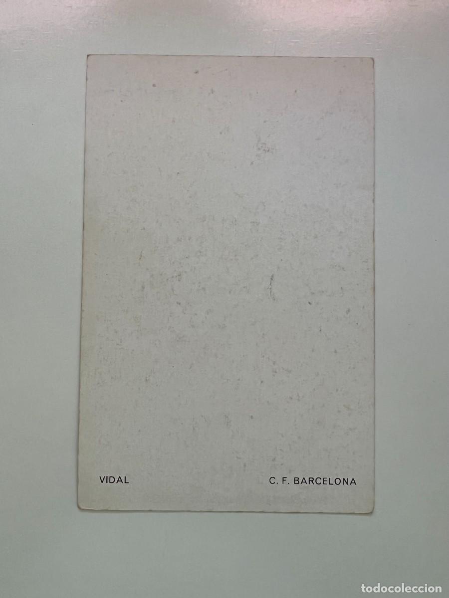 Coleccionismo deportivo: Vidal (Barcelona). Postal Bergas - Foto 2