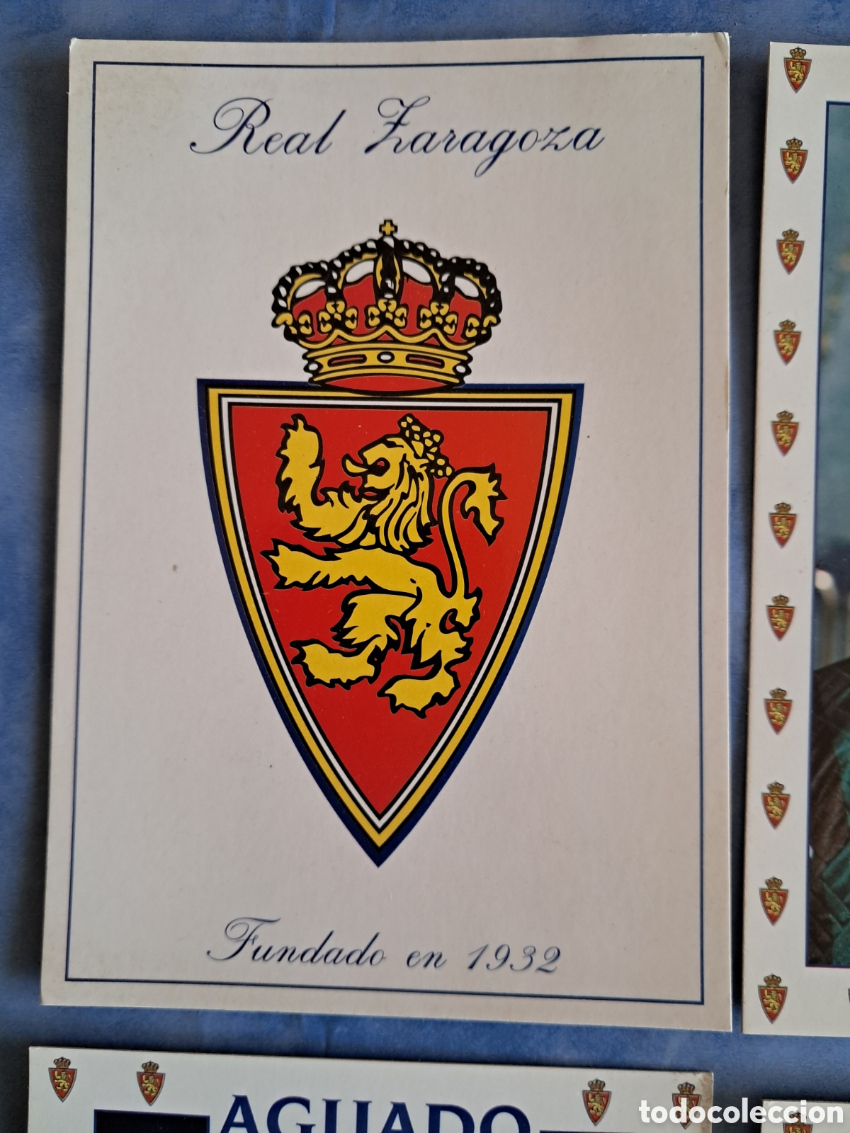 Coleccionismo deportivo: Postales Real Zaragoza - Foto 2