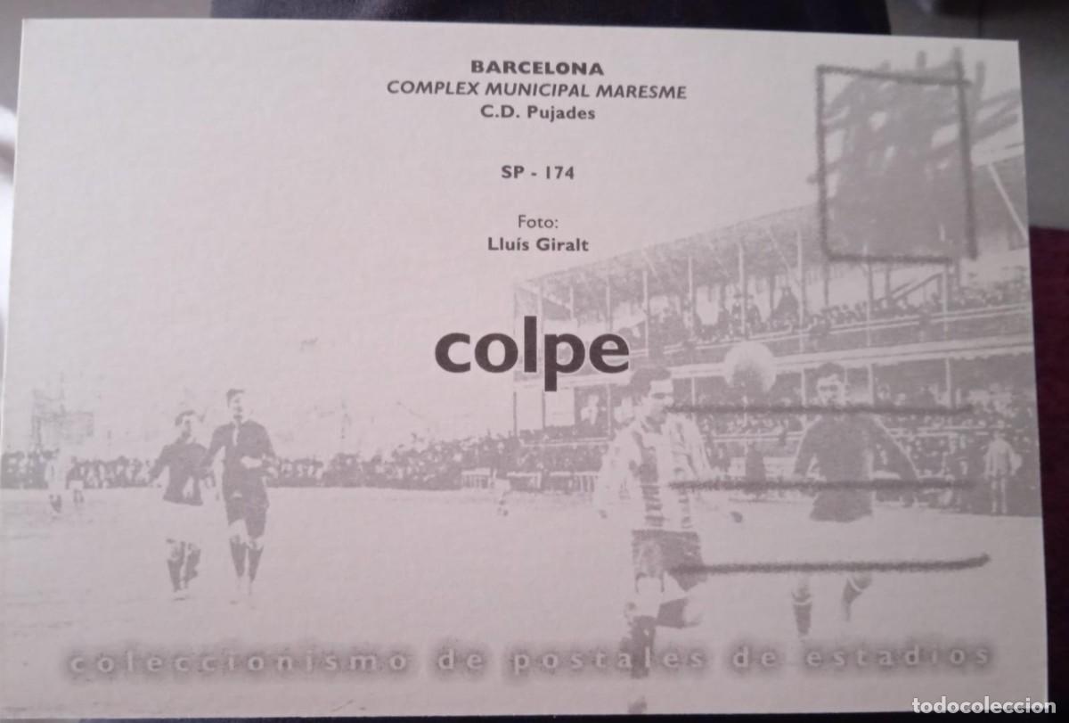 Coleccionismo deportivo: Postal del Complex Municipal Maresme (Barcelona). COLPE - Foto 2