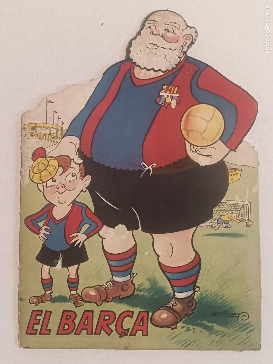 Coleccionismo deportivo: EL BAR&Ccedil;A EDITORIAL MILLA DIBUJOS CIFRE - Foto 1