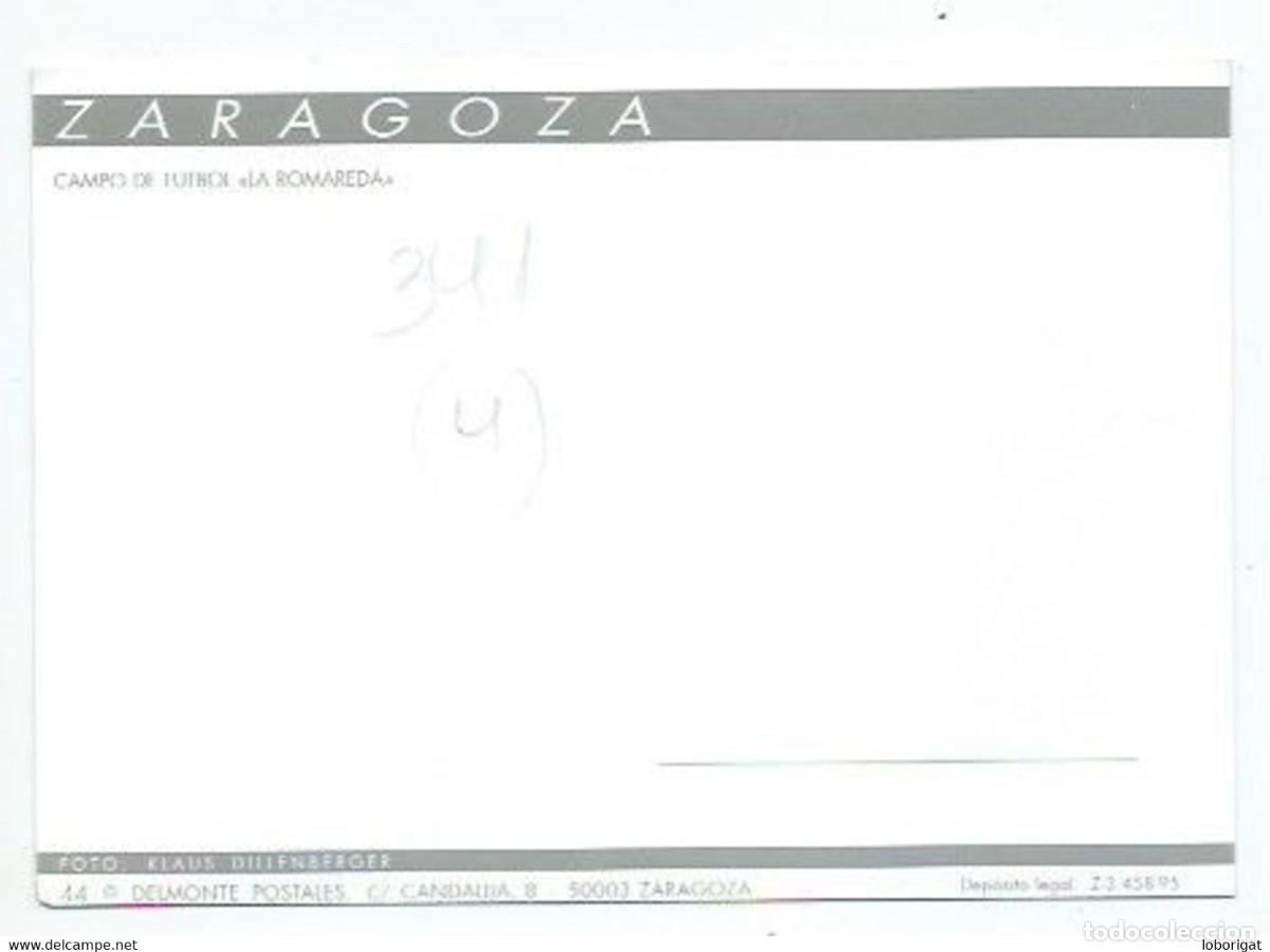 Coleccionismo deportivo: ESTADIO / STADE / STADIO / STADION / STADIUM.- &rdquo; LA ROMAREDA &rdquo;.- ZARAGOZA - Foto 2