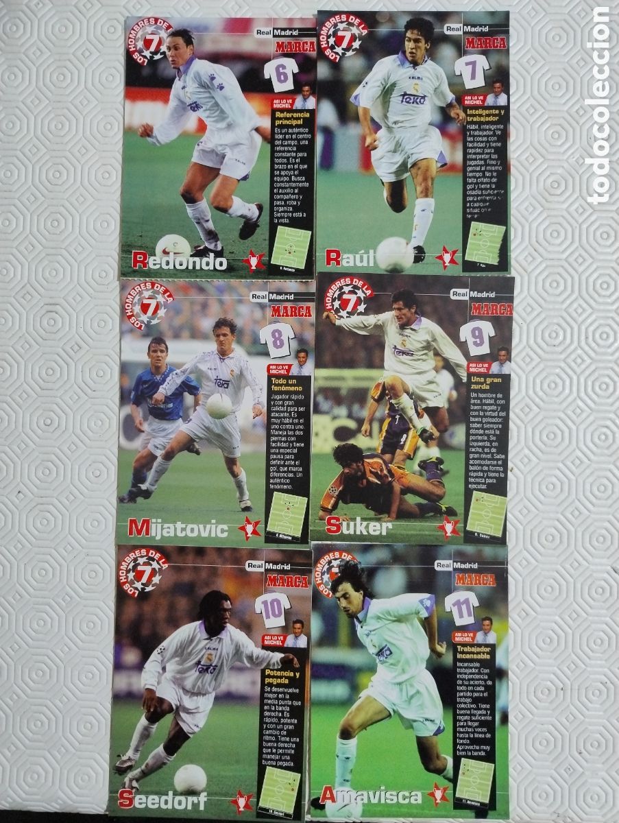Coleccionismo deportivo: Los hombres de la s&eacute;ptima real Madrid marca - Foto 4