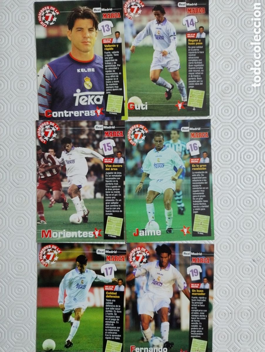 Coleccionismo deportivo: Los hombres de la s&eacute;ptima real Madrid marca - Foto 6