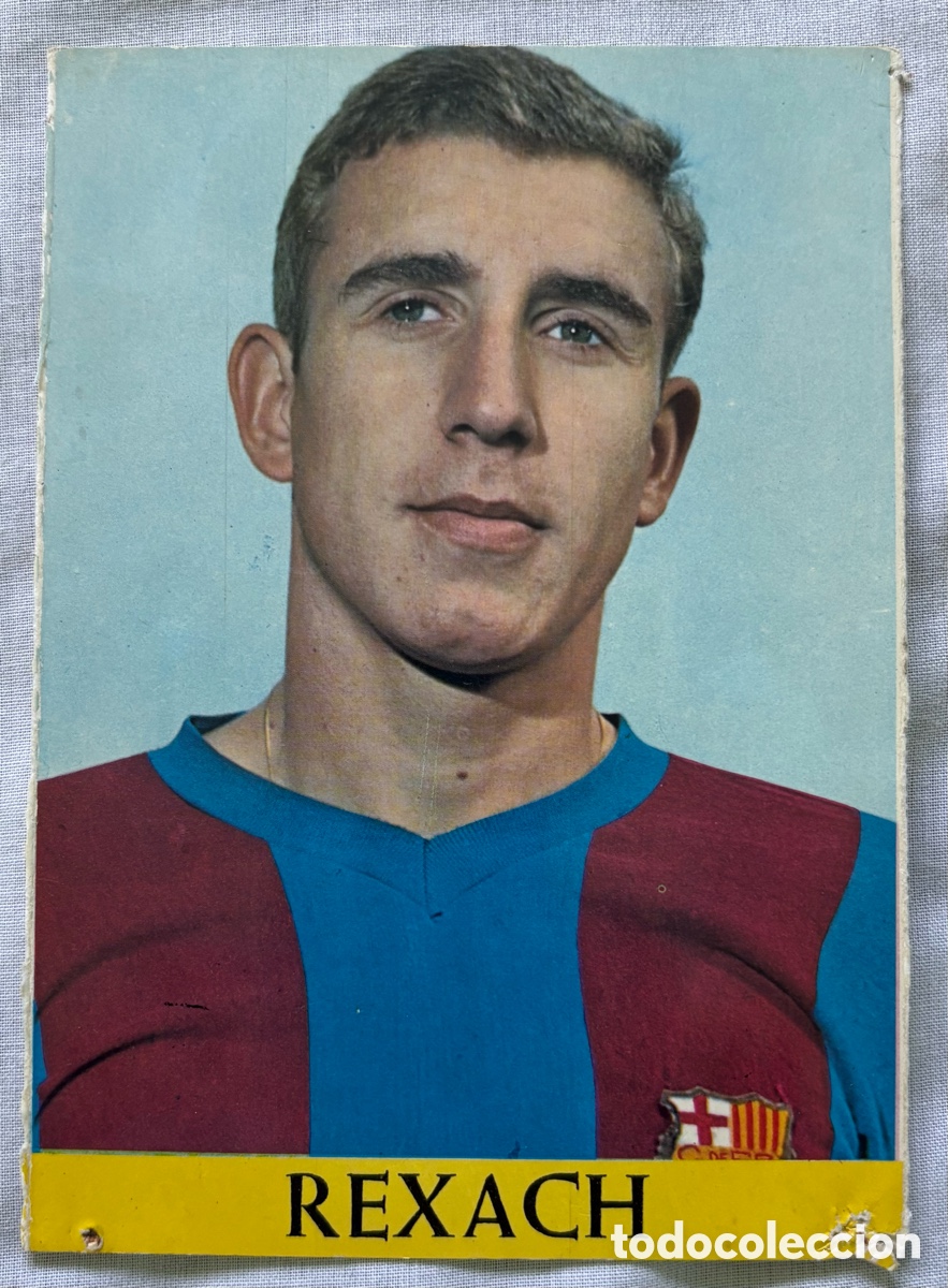 Coleccionismo deportivo: Postal Rexach 1968/68 - Foto 1