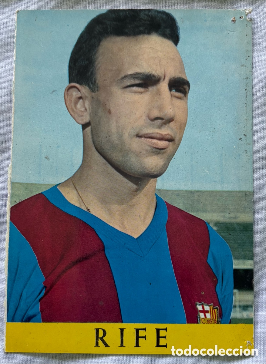 Coleccionismo deportivo: Postal de Rif&eacute; 1968/69 - Foto 1