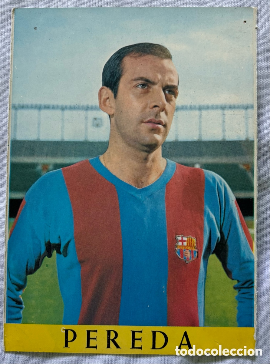 Coleccionismo deportivo: Postal de Pereda 1968/69 - Foto 1