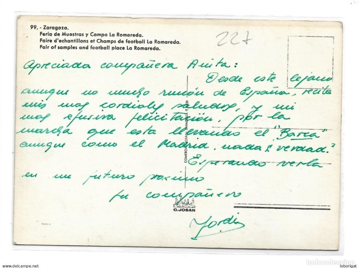 Coleccionismo deportivo: ESTADIO - STADIUM - STADE - STADIO - STADION .- &rdquo; LA ROMAREDA &rdquo;.- ZARAGOZA - Foto 2