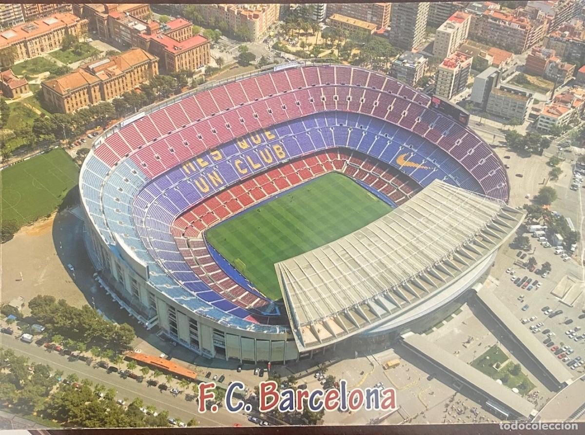 Coleccionismo deportivo: Tarjeta postal Barcelona Camp Nou - Foto 1