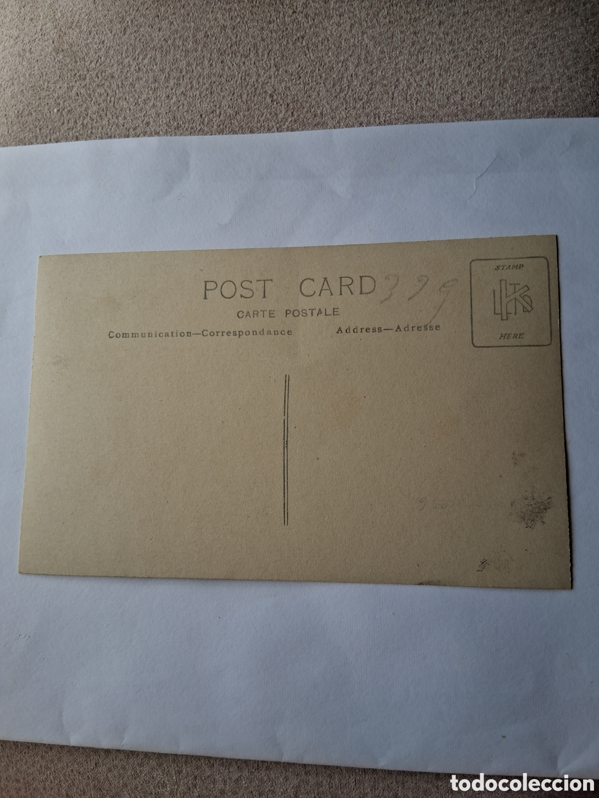 Coleccionismo deportivo: RCDE ESPA&Ntilde;OL. POSTAL A&Ntilde;OS 20. - Foto 3